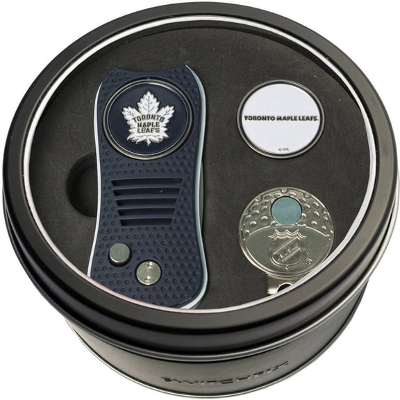 Team Golf NHL Tin Gift Set with Switchfix Divot Tool, Cap Clip and Ball Marker