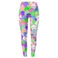 thumbnail image 4 of Women'S Flare Leg Yoga Pants With Pockets Easter Bunny Print Casual Athletic Workout Pants, 4 of 4