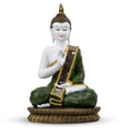 thumbnail image 5 of Seated Prayer Buddha Statue 11" Home Decoration Ornament, 5 of 6