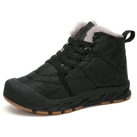 

Engtoy Boys Snow Boots Winter Waterproof Slip Resistant Cold Weather Shoes Little Kid/Big Kid