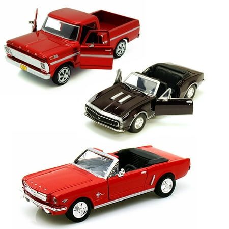 Best of 1960s Muscle Cars Diecast - Set 44 - Set of Three 1/24 Scale Diecast Model (Best Affordable Muscle Cars)