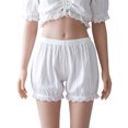 thumbnail image 3 of Women Lace Bloomers Shorts Stretch Underwear Skirt Liner Breathable Everyday Base Layer, 3 of 5