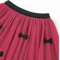 thumbnail image 3 of Efsteb Girls Layer Pleated Skirt Elastic Waist Tutu Dress Kids School Uniform Skorts (Red,9 Years), 3 of 7