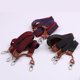 thumbnail image 2 of Tirantes elásticos con clip y botón de gancho para adultos, 2,5 cm, con rayas en contraste, para pantalones vaqueros, 2 of 6