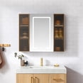 thumbnail image 4 of Cervia 35.4 in.W x 29.5 in.H Medicine Cabinet with Aluminum Frameless LED Mirror, 4 of 16