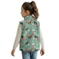 thumbnail image 3 of Pzuqiu Horse Print Boys Sleeveless Vests 2T Polyester Comfortable Zipper Winter Sleeveless Jacket with Pockets Warm Fall Outfits Fashion Clothing for Teens Girls Boys Kids, 3 of 7