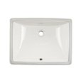 thumbnail image 1 of 20 in. Rectangular Undermount Single Bowl Bathroom Sink in Bisque, 1 of 1