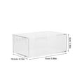 thumbnail image 2 of COOPHYA Rectangular Acrylic Display Box Clear For Room Organization 1Set, 2 of 7