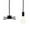 Black, variant on WUYVCG New Arrivals 12 Inch Ceiling Fan Pull Chain with Decorative Bulb and Cord Ceiling Fan Extension Chain Fan Pull Chain Kit for Ceiling Lamp