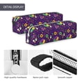 thumbnail image 4 of Naloa Mardi Gras and Donuts Leather Pencil Case, Makeup Pouch, Zipper Pouch for Daily Essentials, Storage Organizer, Cosmetics and Stationary Bag, 4 of 7