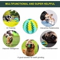 thumbnail image 4 of Pelotas para perros para masticadores agresivos, pelota de goma para cachorros para limpieza de dientes, juguetes para mascotas, alimentador de comida para perros, juguetes interactivos para perros, 4 of 8