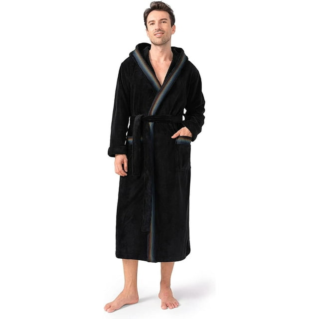 Men's Robe Ultra Soft Full Length Long Bathrobe
