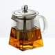 thumbnail image 3 of EeaseMX Infusor de acero inoxidable práctico con capacidad de 750 ml, colador, tetera de vidrio resistente al calor, taza para té de hojas sueltas., 3 of 7