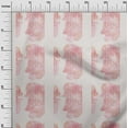 thumbnail image 2 of oneOone Cotton Jersey Peach Fabric Texture Watercolor Fabric For Sewing Printed Craft Fabric By The Yard 58 Inch Wide, 2 of 4