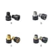 thumbnail image 2 of Extensores de Pedal Naiovety 1 par de Acero inoxidable negro, 2 of 6
