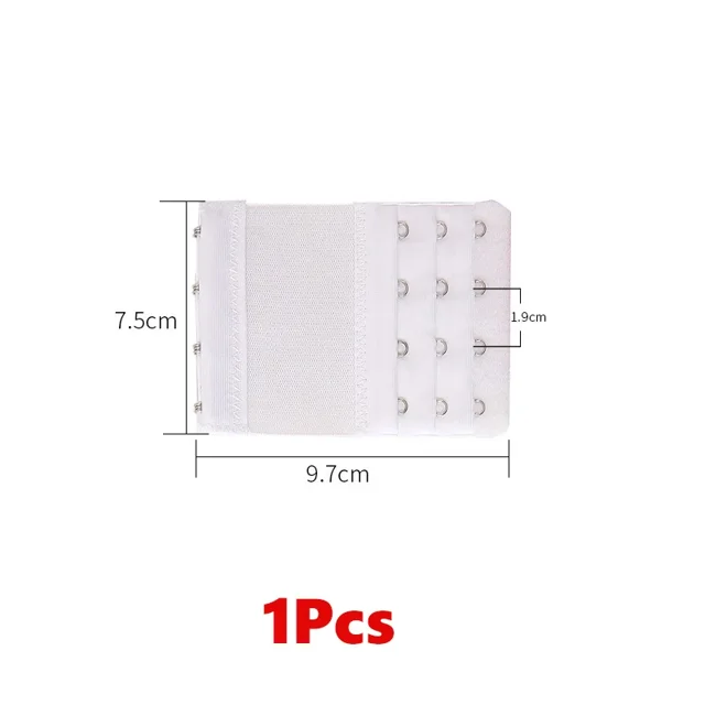 1/10 Pcs Rallonges en Nylon pour Femmes 3 Rangées 2 Crochets Rallonge de Bretelle de Soutien-Gorge Outil de Couture Crochet Accessoires LUHAN
