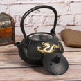thumbnail image 2 of Iron Teapot, Japanese Style Iron Tea Set, For Christmas Present Thanksgiving Gift Bar Offices, 2 of 8