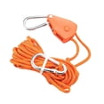 thumbnail image 3 of S SERENABLE Camping Ratchet Rope Hanger Accessories Tarp Backpacking Tent Windproof Rope 5m Orange, 3 of 9