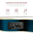 thumbnail image 3 of Best Choice Products 22-Fret Full Size Acoustic Electric Bass Guitar w/ 4-Band Equalizer, Truss Rod - Blue, 3 of 8