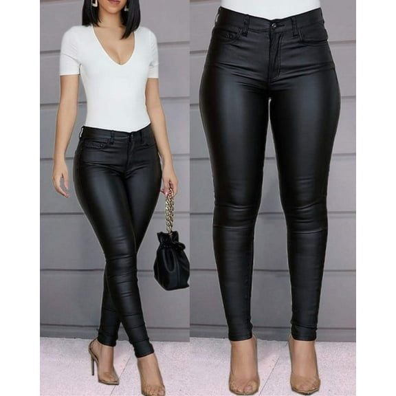 Buttoned Casual Pencil Pants