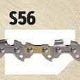 Oregon S56 Micro Chisel Saw Chain for 16" Bar 56 Drive Links (1 Pack