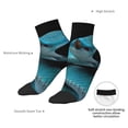 thumbnail image 6 of Pofeuu Blue Viper Snake1 Print 30cm Socks, Adult Running Hiking Socks for Youth and Adult, 6 of 7