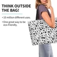 thumbnail image 2 of Disketp Black Footprints Bolsa Tote Estampada para Mujer, Bolso de Hombro y de Mano para Compras y Viajes, 2 of 8