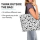 thumbnail image 2 of Disketp Black Footprints Bolsa Tote Estampada para Mujer, Bolso de Hombro y de Mano para Compras y Viajes, 2 of 8