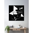 thumbnail image 2 of I'Ll "Cats" A Spell On You Poster Wall Art, Modern Wall Decor For Living Room Bedroom, 30x30 UNFRAMED, 2 of 3