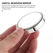 BESTYASH Rotatable Side Mirror for Cars Silver 2 Pairs Useful Rearview Mirror Provide More Visibility