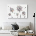 thumbnail image 2 of PixonSign Canvas Print Wall Art Multicolor Rainbow Dandelions Botanical Plants Digital Art Modern Art Farmhouse/Country Group Relax/Calm Multicolor Cool for Living Room, Bedroom, Office - 12"x18", 2 of 5