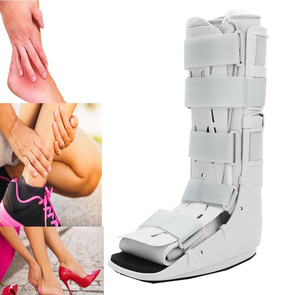 Herwey Foam Pneumatic Walking Boot Ankle Strap Support Foot Orthosis