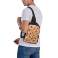 thumbnail image 5 of Rocae Hippie Ditsy Floral for Lightweight Chest Bag Dual Pocket, Waterproof Crossbody Sling Bag for Men and Women, 5 of 8