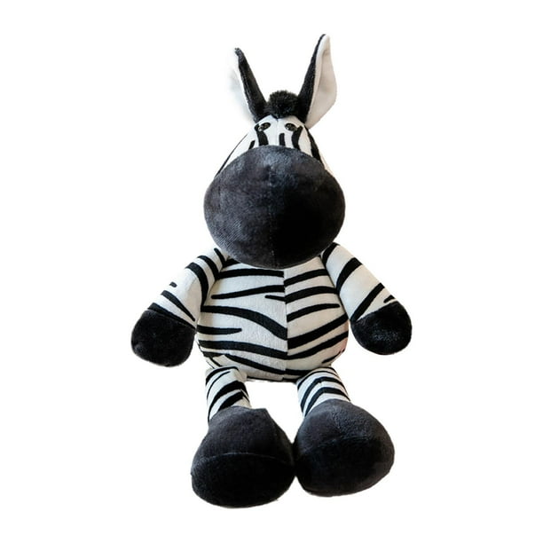 Muñeco de peluche con forma de animal, lindo animal de peluche, decoración del hogar, juguete de peluche de animales de dibujos animados, juguete de Cebra
