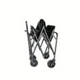 thumbnail image 3 of 220/450/680 lb Capacity Heavy-Duty All, Foldable Multi-Purpose Wagon for Camping, Gardening, Beach,Shopping-No Assembly Required,Black Garden Tool Holder,Sturdy Handle Design,Durable WheelConstruction, 3 of 6