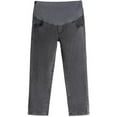 thumbnail image 3 of breaise Womens Belly Support Maternity Jeans High Waisted Wide Leg Baggy Jean for Women Stretch Denim Pants Summer Loose Long Pants, 3 of 4