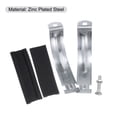 thumbnail image 4 of Unique Bargains Rubber Cushion Strut Clamp Rigid Steel Pipe Clamp Fit for 4-1/2' Tube and Pipe, 4 of 5