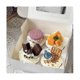 thumbnail image 5 of 30pcs Cake Boxes 6x6x3 Inches White Bakery Boxes With Window Small Pastry Boxes Cookie Boxes Desser, 5 of 5