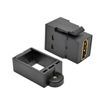 Tripp Lite by Eaton HDMI Keystone/Panel Mount Coupler F/F Black P164000KPBK