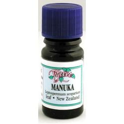 Lotus Brands - Tiferet Blue Glass Aromatic Pro-Organic, Manuka - Antibacterial, 5 ml