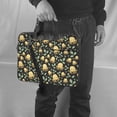 thumbnail image 5 of Lsque Octopuses And Leaves Pattern Laptop Bag – Portable & Slim Single-Shoulder Computer Case with Adjustable Strap, Protective, Lightweight for 13”/14”/15.6” Laptops, 5 of 8