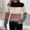 Pink, variant on Lightweight Sweaters For Women Sevevn Women's Mock Neck Color Block Long Sleeve Pullover Sweater