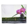 thumbnail image 5 of Orinice Flower Bamboo Rocks Tapestry Wall Hanging Unique Style Graphic Art Home Decor for Living Room Bedroom Farmhouse 40x60inch, 5 of 6