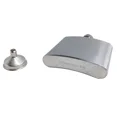 thumbnail image 3 of Stainless Steel Alcohol Pocket Flask With Portable Funnel 3.1"H*3.5"W Portable, 3 of 6