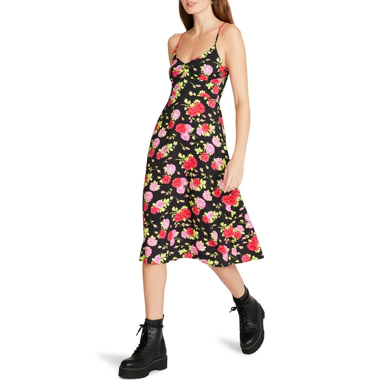 Betsey johnson scuba crepe v neck midi dress sales