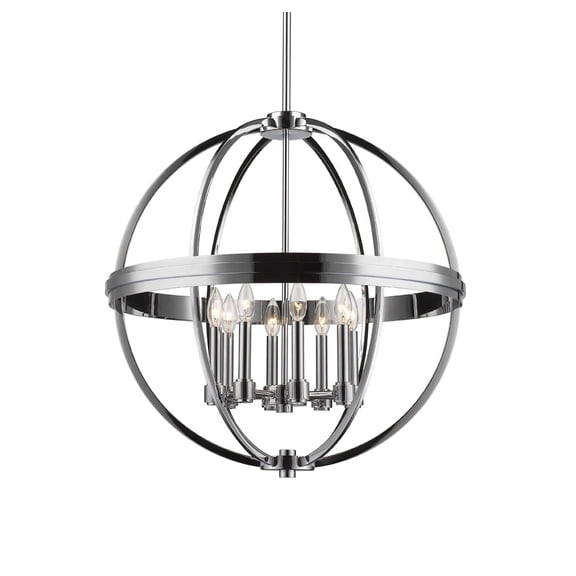Artcraft Lighting Ac10698 Roxbury 8 Light 26" Wide Chandelier - Chrome