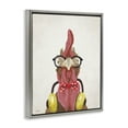 thumbnail image 4 of Stupell Industries Hipster Bird & Headphones Animals & Insects Painting Gray Floater Framed Canvas Art Print Wall Art, 17 x 21, 4 of 10