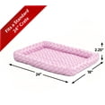 thumbnail image 4 of MidWest QuietTime Pet Bed & Dog Crate Mat, Pink, 24", 4 of 6