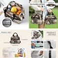 thumbnail image 4 of Jeiento 17 Inch Backpack and Lunch Box Set 4 Piece Camo Duck School Backpack with Pencil Case, Bookmarks for Elementary Boys and Girls, Back to School Supplies, 4 of 7