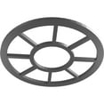 thumbnail image 2 of 34"OD x 12 3/8"ID x 1"P Grace Architectural Grade PVC Pierced Ceiling Medallion, Nickel, 2 of 6